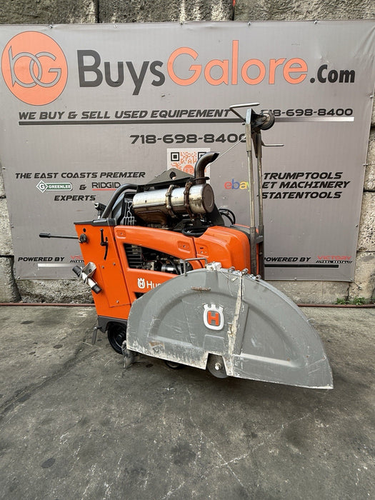 Husqvarna FS-5000D Walk Behind Concrete Saw 2016 Model only 475 Hours 💥🔥