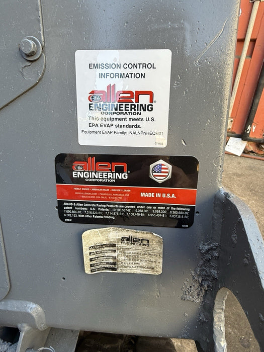 Allen AR-14S Mini Tracked Concrete Buggy Honda Motor Swivel Bucket 2019 Model