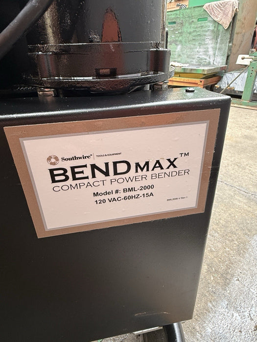 Southwire BML2000 BENDmax Compact Power Bender 3/4"-2" Rigid, IMC, EMT Greenlee
