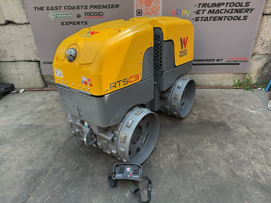 2022 Wacker Neuson RTSC3 Remote Controlled Trench Compactor Roller 93HRS KOHLER