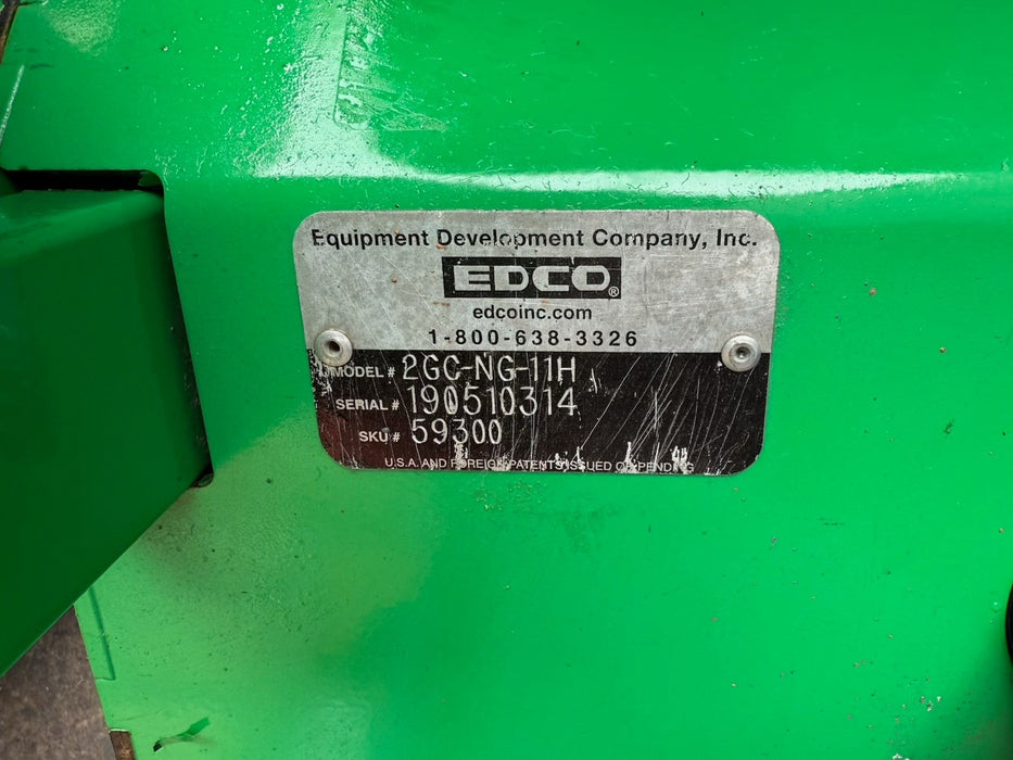 Edco 2GC-NG-11H Magna-Trap Dual-Disc Concrete Floor Grinder 11 HP Honda L@@K eg454