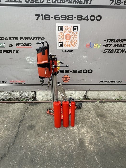 Hilti DD-200 DD200 Core Drill Rig with Core Bits Works Fine eg6