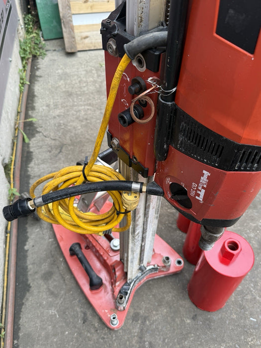 Hilti DD-200 DD200 Core Drill Rig with Core Bits Works Fine eg4