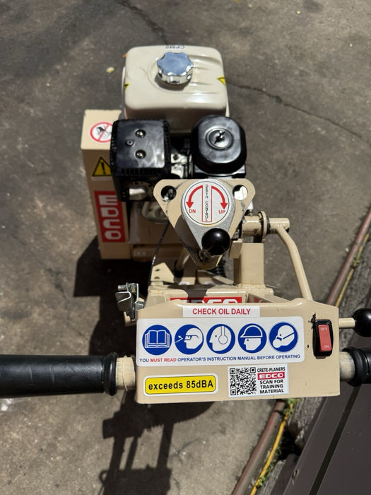 Edco 8" CPM8-9H Walk-Behind Crete-Planer 9 HP Honda Gas Engine bg et