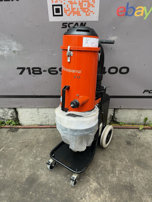 Husqvarna/ Ermator S13 Single Phase HEPA Dust Extractor Vacuum 120V - 967664001