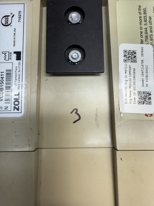 2019 Zoll Impact 731 EMV+ PATIENT MONITOR  Uni-Vent Ventilator NEW BATT .02 HR