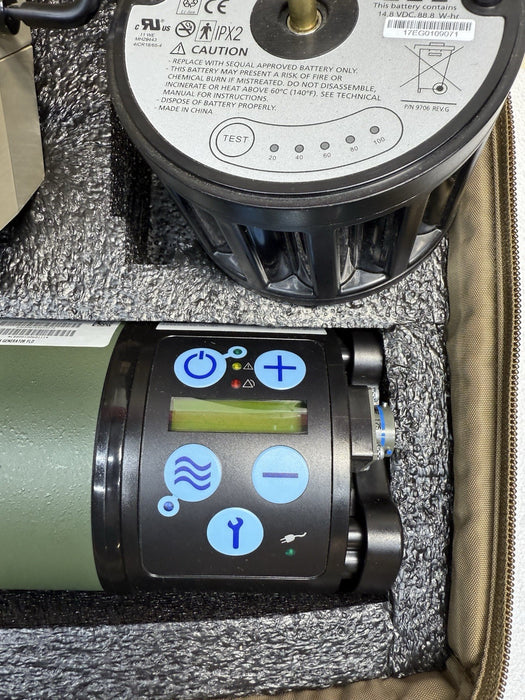 Zoll Impact 731 EMV+ PATIENT MONITOR NEW BATT & Caire Saros 3000 Oxygen SET