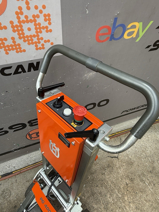 Husqvarna PG 400 Concrete Floor Grinder 29 HRS 240v 15Amp 4Hp 16Inch MINT SHAPE