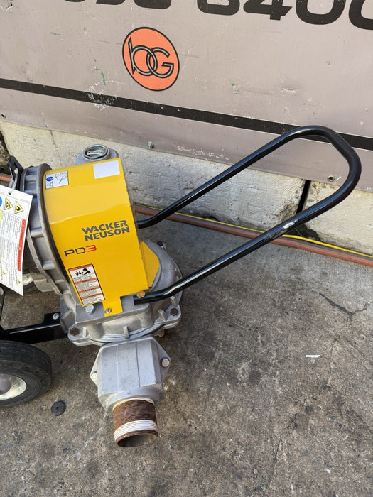 Wacker Neuson PDT3 Diaphragm Pump Commercial Grade Demo Condition