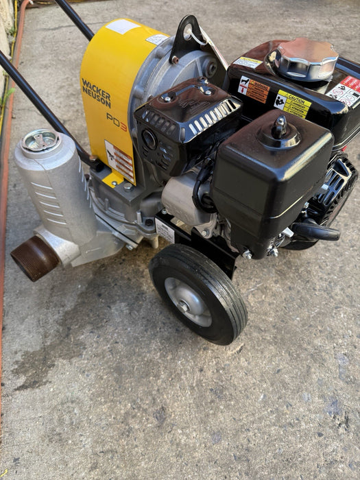 Wacker Neuson PDT3 Diaphragm Pump Commercial Grade Demo Condition