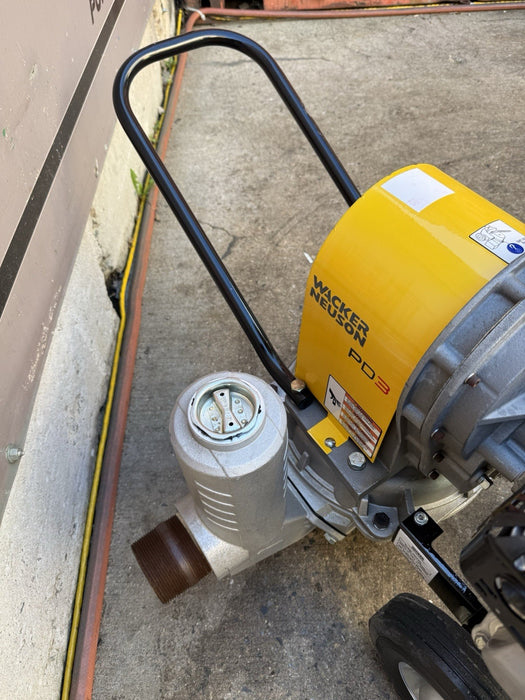 Wacker Neuson PDT3 Diaphragm Pump Commercial Grade Demo Condition