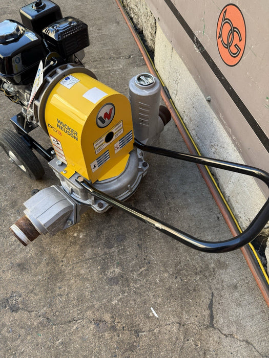 Wacker Neuson PDT3 Diaphragm Pump Commercial Grade Demo Condition