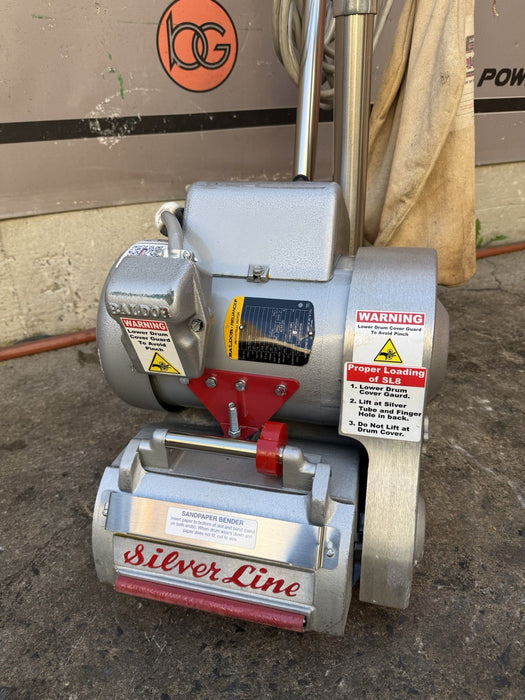 Essex Silver Line Silverline SL-8 Floor Sander 8 inch. 120 Volts Works Fine et2