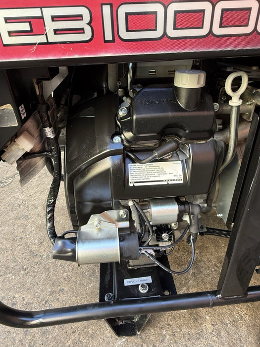 Honda EB10000 Industrial Generator 29 Hours 10,000 Watt