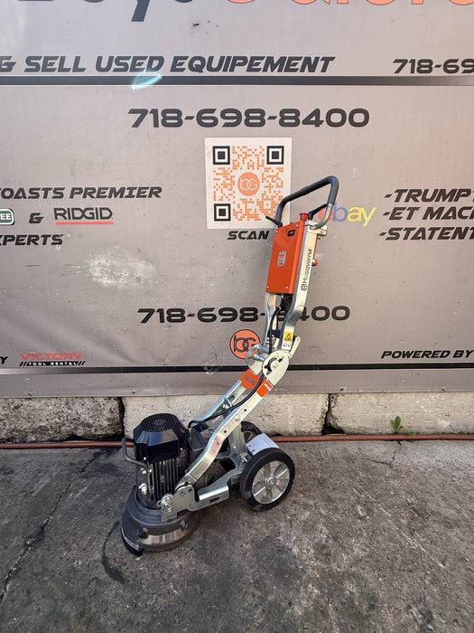 HUSQVARNA PG280 Concrete Grinder Walk-Behind Single-Disc 120V 2021 30.5HRS DEMO