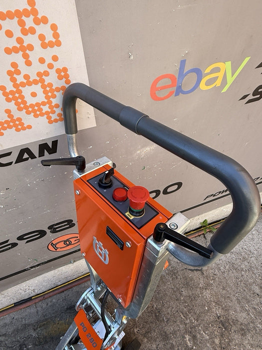 HUSQVARNA PG280 Concrete Grinder Walk-Behind Single-Disc 120V 2021 30.5HRS DEMO