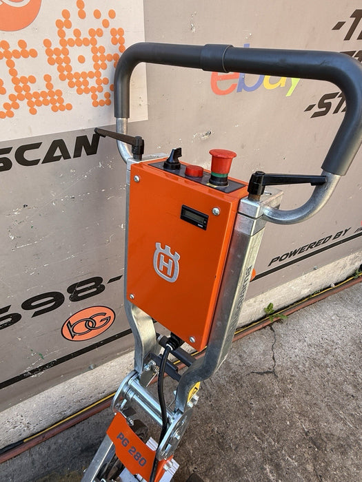 HUSQVARNA PG280 Concrete Grinder Walk-Behind Single-Disc 120V 2021 30.5HRS DEMO