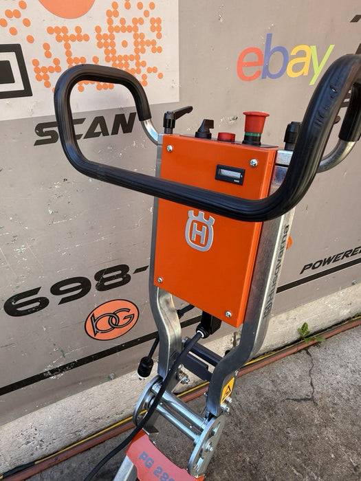 HUSQVARNA PG280 Concrete Grinder Walk-Behind Single-Disc 120V 2024 0.2HRS DEMO