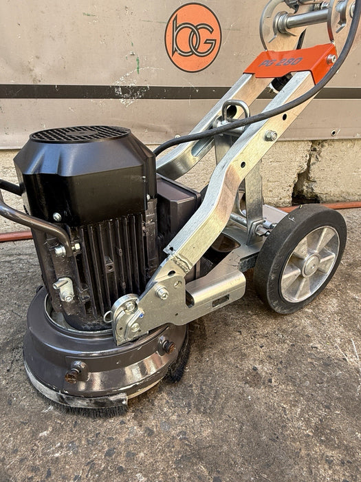 HUSQVARNA PG280 Concrete Grinder Walk-Behind Single-Disc 120V 2021 10.84HRS DEMO