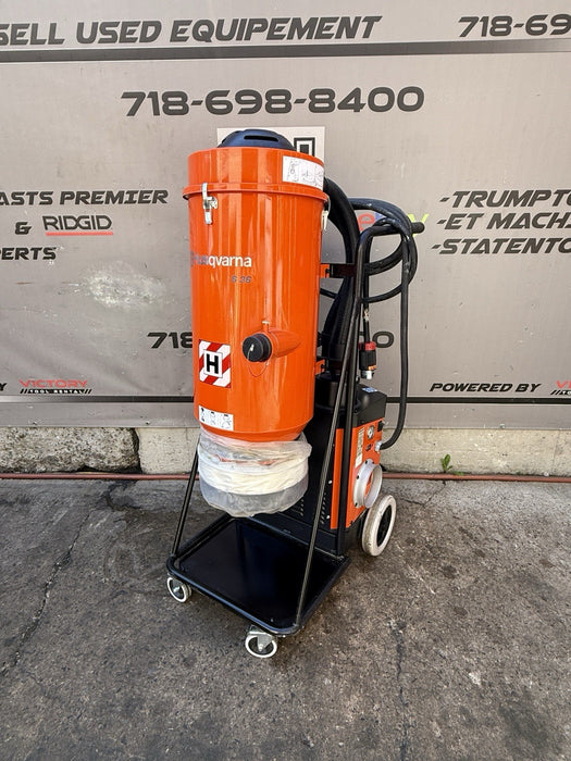 2021 Husqvarna S36 Dust & Slurry Collector Extractor Vacuum Power Tool 25HRS