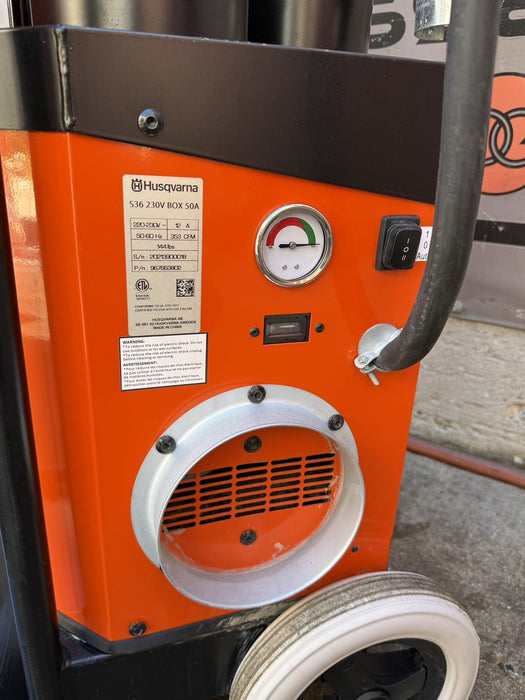 2021 Husqvarna S36 Dust & Slurry Collector Extractor Vacuum Power Tool 25HRS