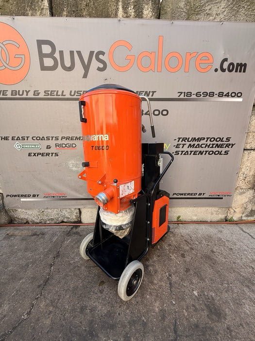 2021 Husqvarna T8600 480V Hepa Dust Extractor Dust Coillector Vacuum 112HRS