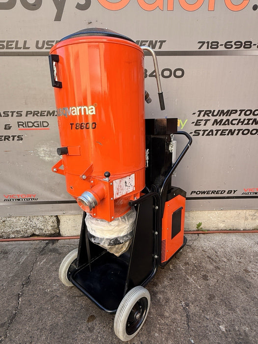 2021 Husqvarna T8600 480V Hepa Dust Extractor Dust Coillector Vacuum 112HRS
