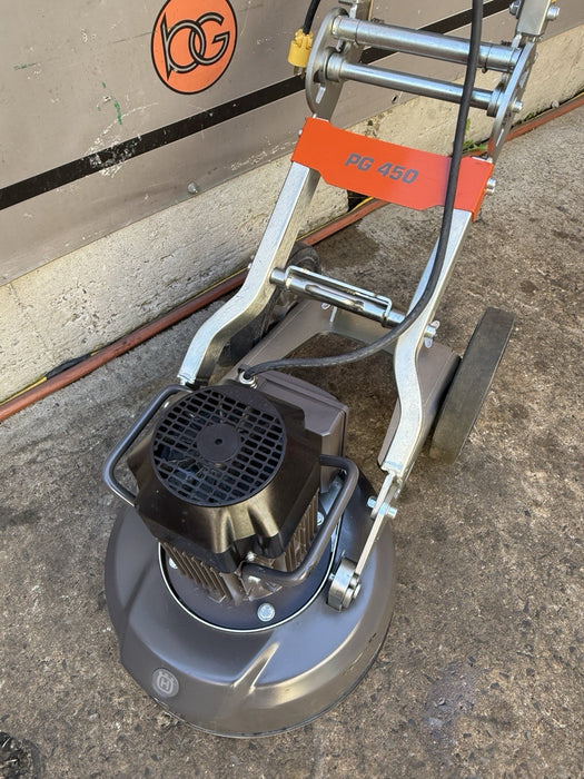 Husqvarna PG450 Concrete Floor Grinder PG 450 2022 29HRS DEMO MINT
