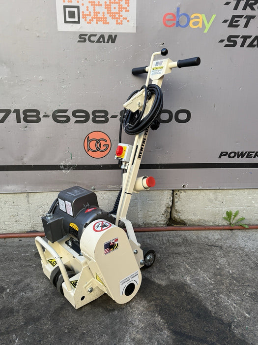 2022 Edco CPL8-1.5B Electric 8" Walk-Behind Concrete Planer Resurfacer DEMO