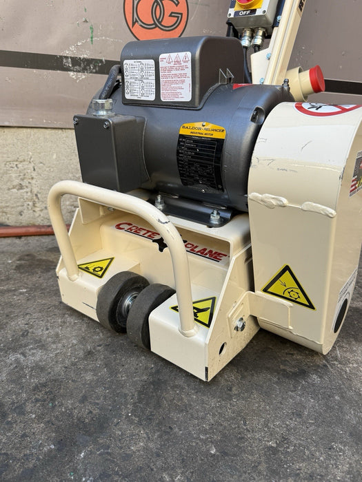 2022 Edco CPL8-1.5B Electric 8" Walk-Behind Concrete Planer Resurfacer DEMO
