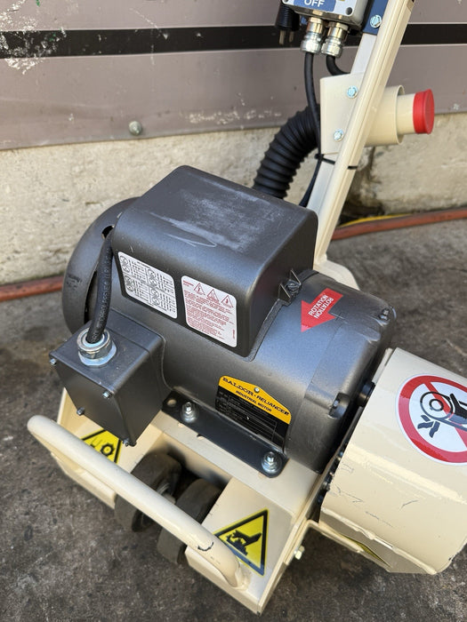 2022 Edco CPL8-1.5B Electric 8" Walk-Behind Concrete Planer Resurfacer DEMO