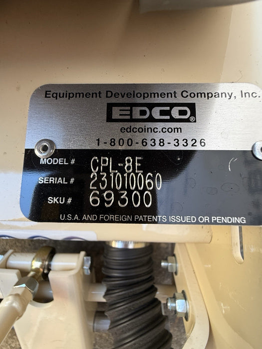 2023 Edco CPL8-1.5B Electric 8" Walk-Behind Concrete Planer Resurfacer DEMO