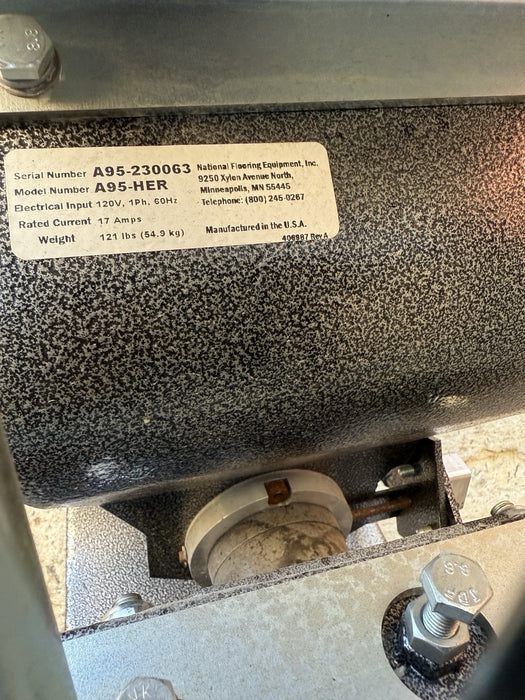 National A95 3395 Shot Blaster  Demo Machine 9 Hours Mint Condition MINT