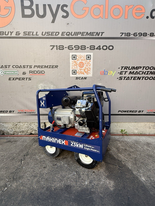 Makinex 23Kw 480V Gasoline Portable Dual Phase Generator MINT CONDITION 💥✅ 2021