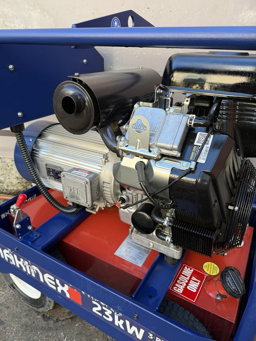 Makinex 23Kw 480V Gasoline Portable Dual Phase Generator MINT CONDITION 💥✅ 2021