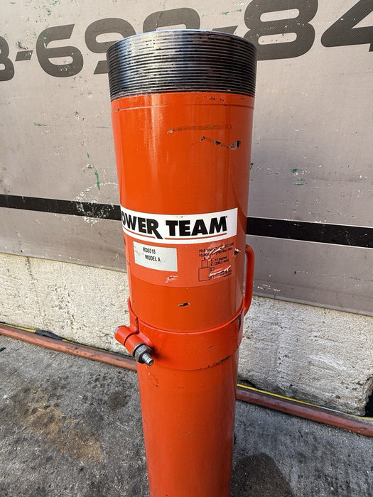 SPX Power Team - RD8018 - 80 Ton hydraulic cylinder/portapower - 18” Stroke Mint