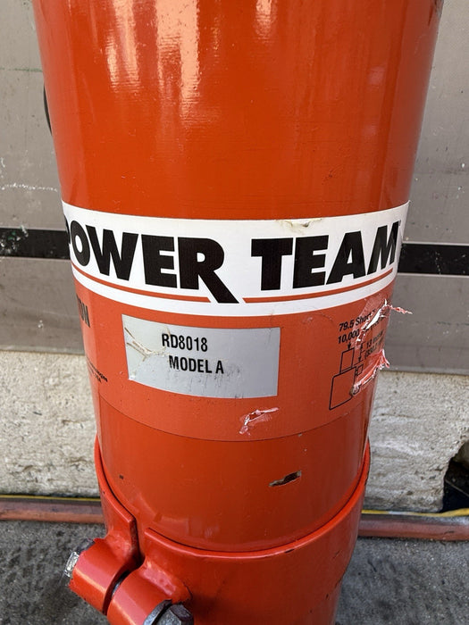 SPX Power Team - RD8018 - 80 Ton hydraulic cylinder/portapower - 18” Stroke Mint