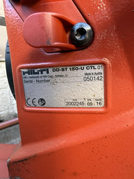 HILTI DD 150-U DIAMOND CORE DRILL CONCRETE RIG 2021 Model MINT 💥