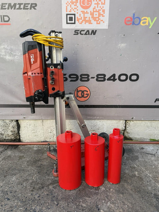 HILTI DD250 CORE DRILL With Stand Core Bits Great Condition Tested And Ready 💥