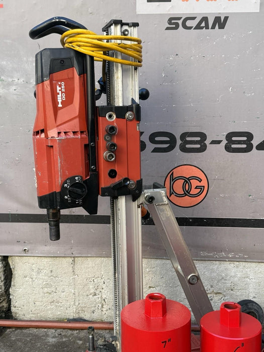 HILTI DD250 CORE DRILL With Stand Core Bits Great Condition Tested And Ready 💥