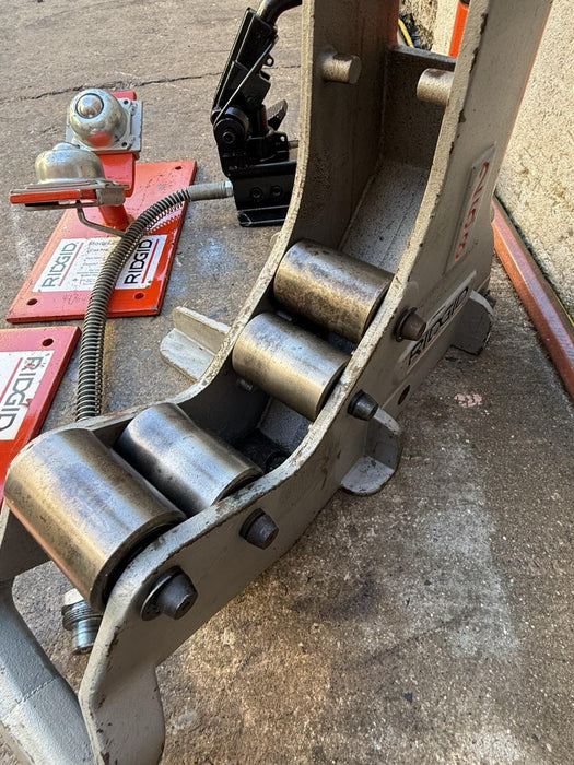 Ridgid 258 Hydraulic Pipe Cutter with Pump and Roller. Works Fine Tested💥