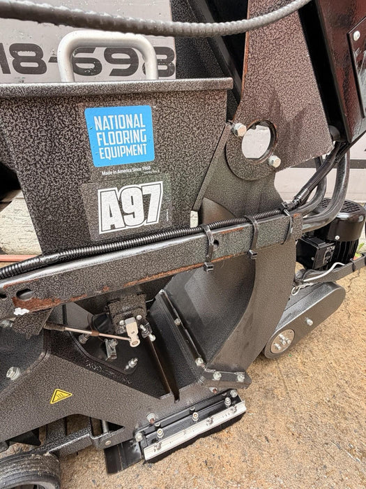 National A97 Shot Blaster Blastpro Demo Machine 0.1 Hours Mint Condition DEMO