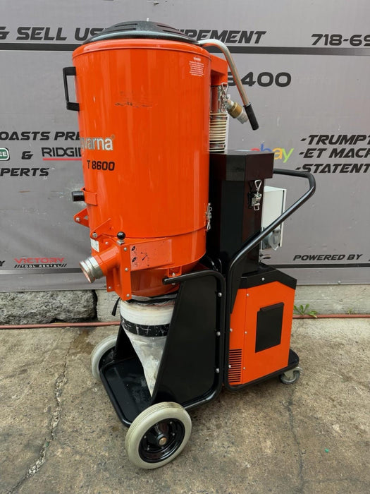 2021 Husqvarna T8600 480V Hepa Dust Extractor Dust Coillector Vacuum 3HRS