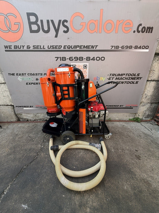 2023 Husqvarna T4000P Dust Soff Cut Extractor Collector Vacuum Honda 56 HRS MINT