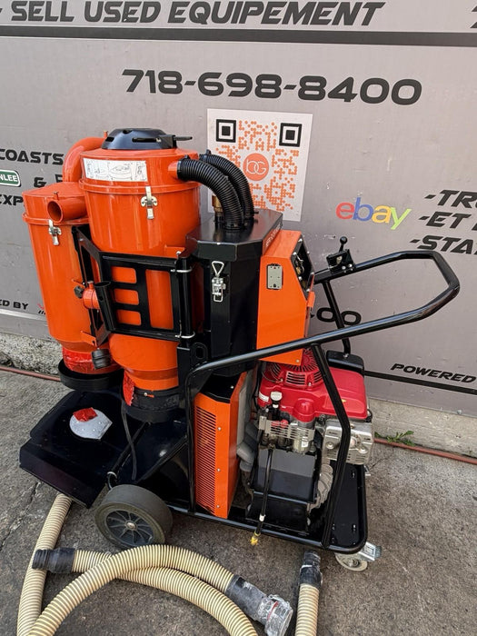 2023 Husqvarna T4000P Dust Soff Cut Extractor Collector Vacuum Honda 56 HRS MINT