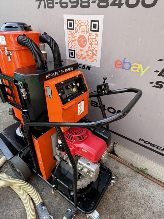 2023 Husqvarna T4000P Dust Soff Cut Extractor Collector Vacuum Honda 56 HRS MINT