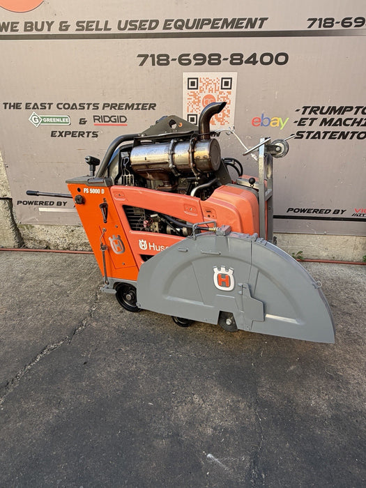 Husqvarna FS-5000D Walk Behind Concrete Saw 2019 Model only 346Hours 3 Speed