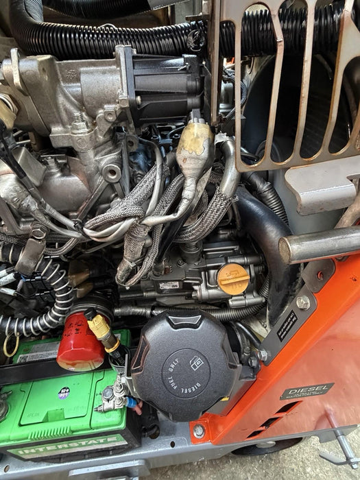 Husqvarna FS-5000D Walk Behind Concrete Saw 2019 Model only 346Hours 3 Speed