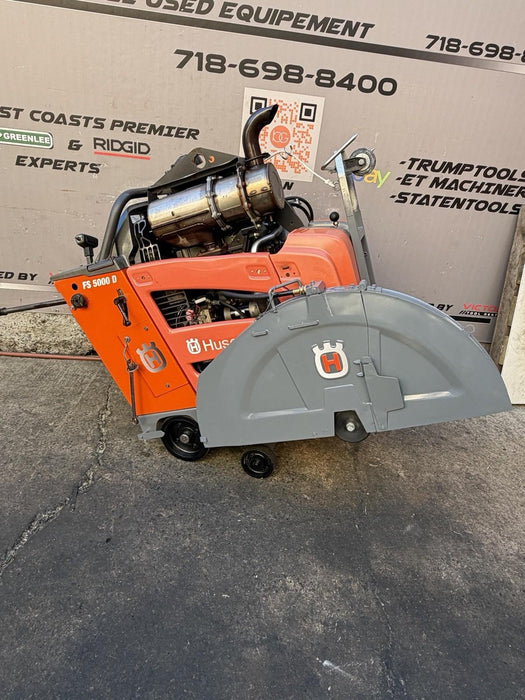 Husqvarna FS-5000D Walk Behind Concrete Saw 2019 Model only 346Hours 3 Speed