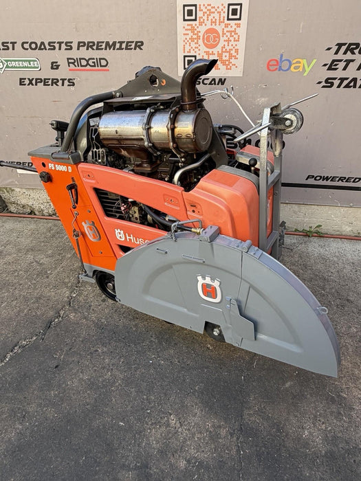 Husqvarna FS-5000D Walk Behind Concrete Saw 2019 Model only 346Hours 3 Speed